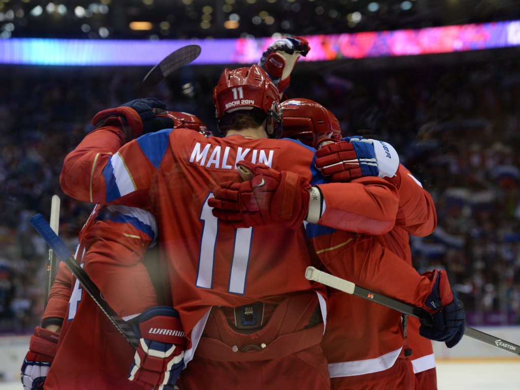 Screenshot №1 pro téma 2014 Winter Olympics Hockey Team Russia 1024x768