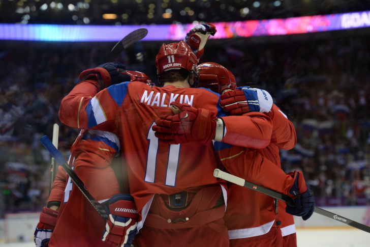 Fondo de pantalla 2014 Winter Olympics Hockey Team Russia