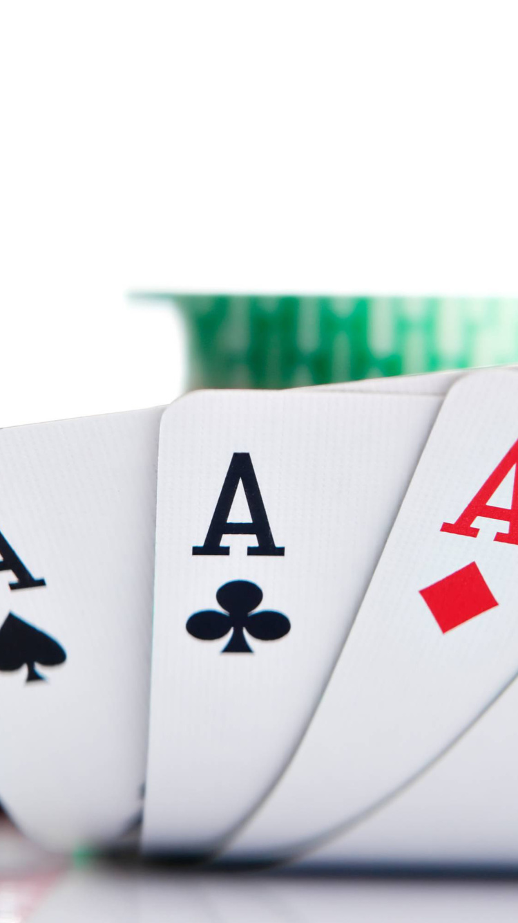 Fondo de pantalla Poker Playing Cards 750x1334