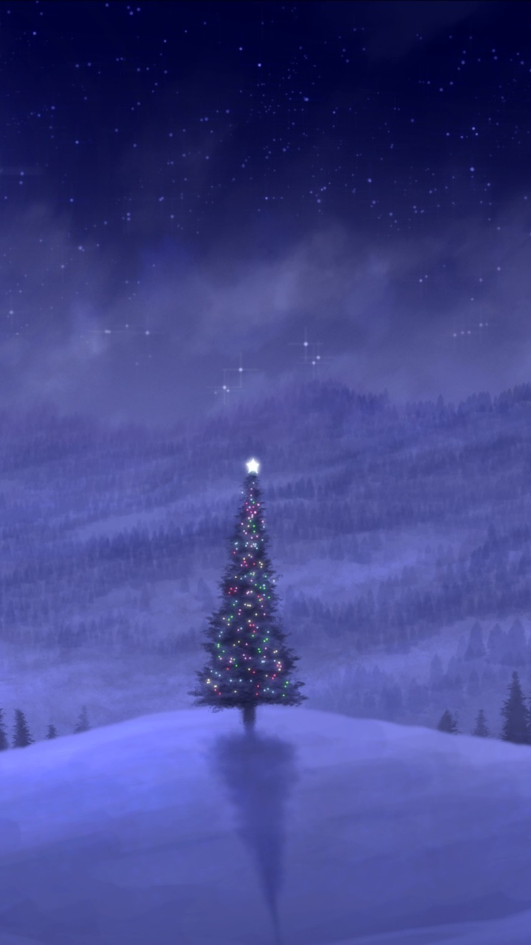 Screenshot №1 pro téma Christmas Tree 750x1334