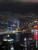 Fondo de pantalla Hong Kong Night Tour 132x176