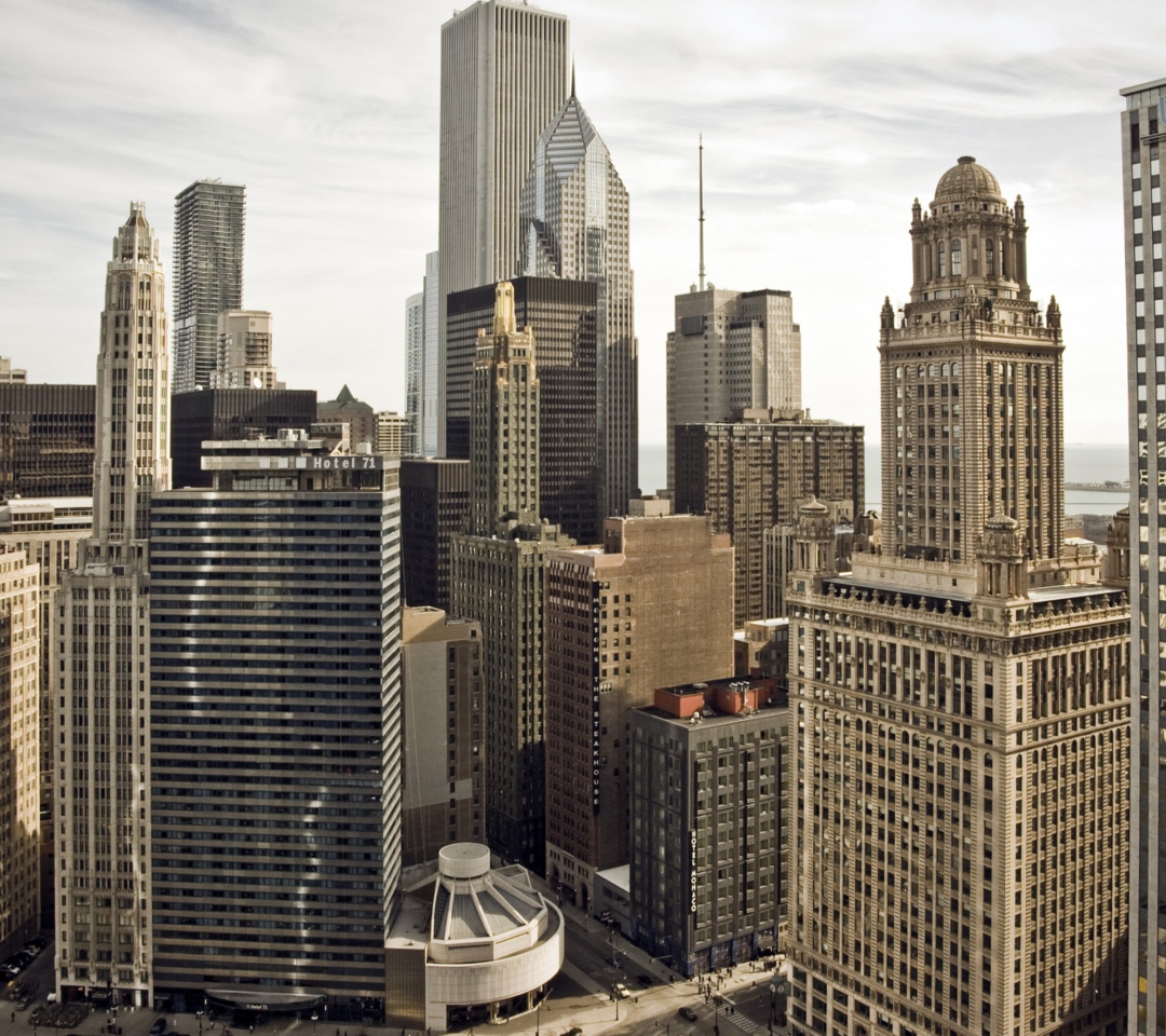 Das Chicago, Illinois, USA Wallpaper 1080x960