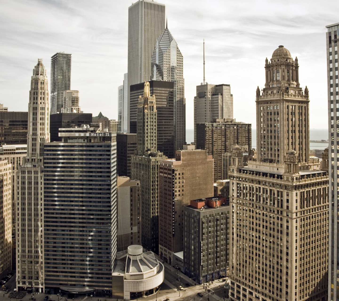Das Chicago, Illinois, USA Wallpaper 1440x1280