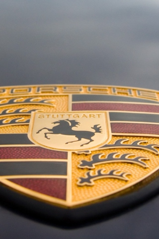 Fondo de pantalla Porsche Logo 320x480