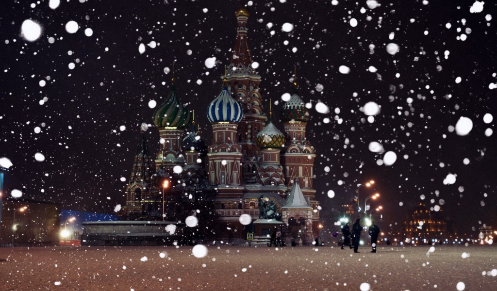 Red Square In Moscow wallpaper 1024x600