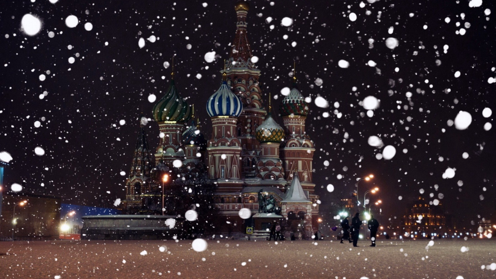 Das Red Square In Moscow Wallpaper 1600x900