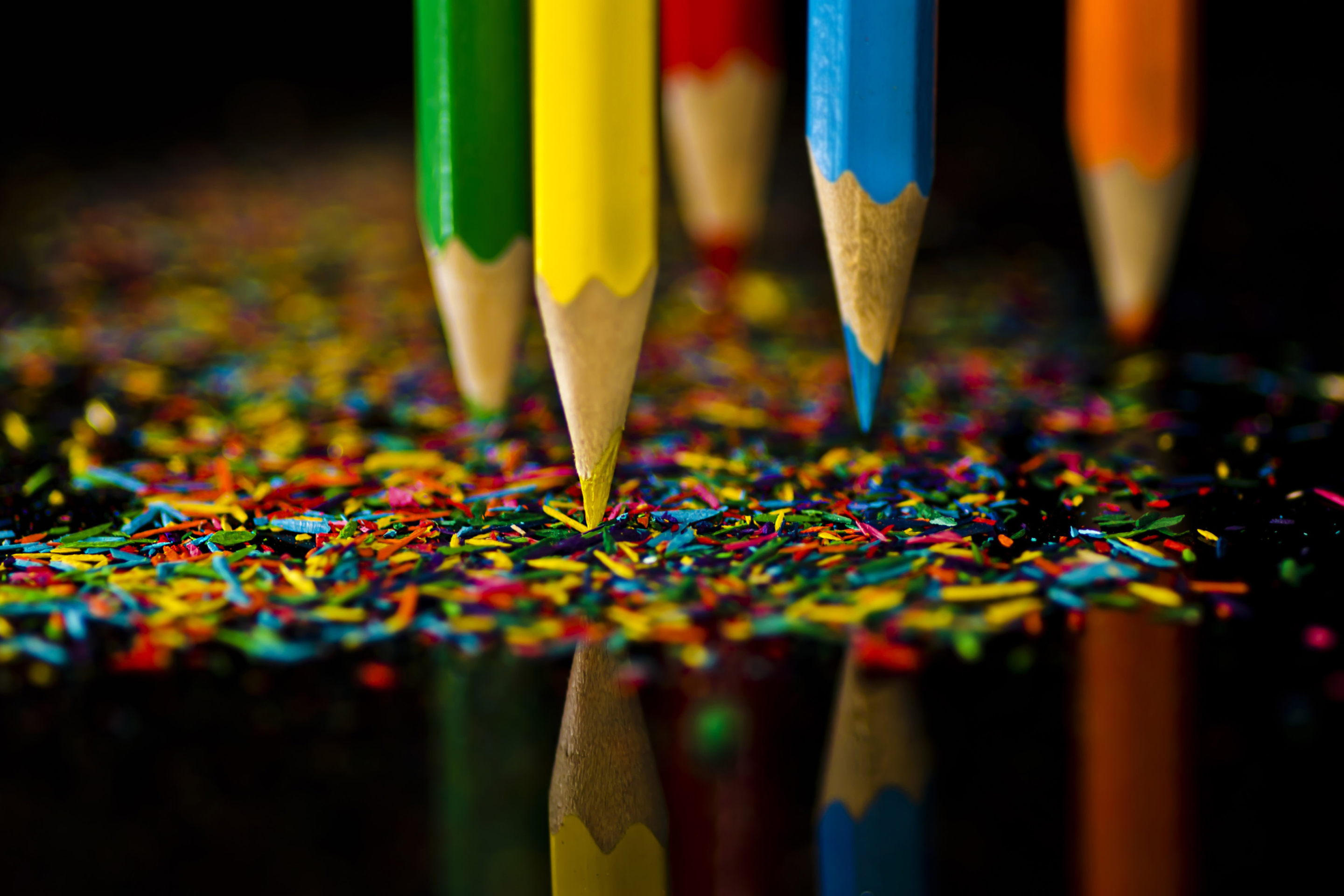 Обои Colored Pencils 2880x1920