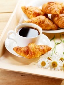 Breakfast with Croissants wallpaper 132x176