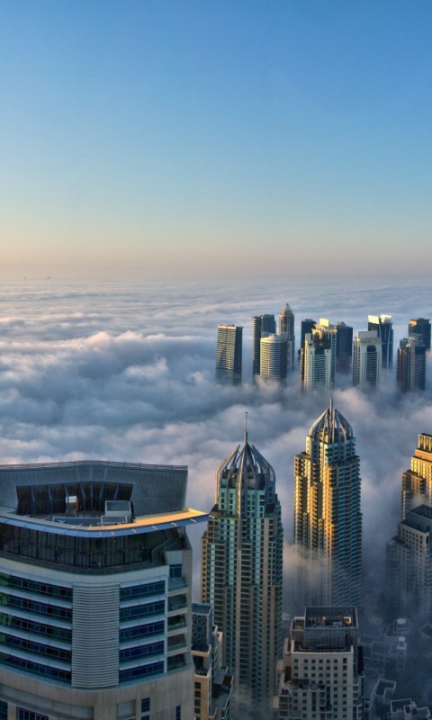 Dubai Observation Deck wallpaper 480x800