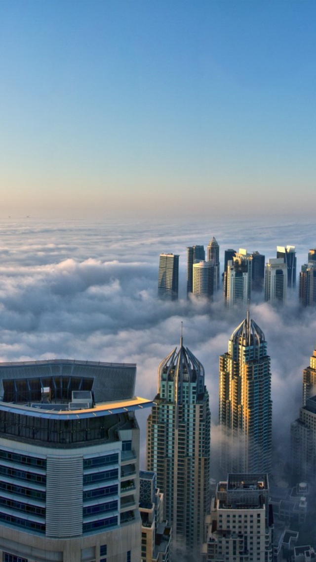 Das Dubai Observation Deck Wallpaper 640x1136