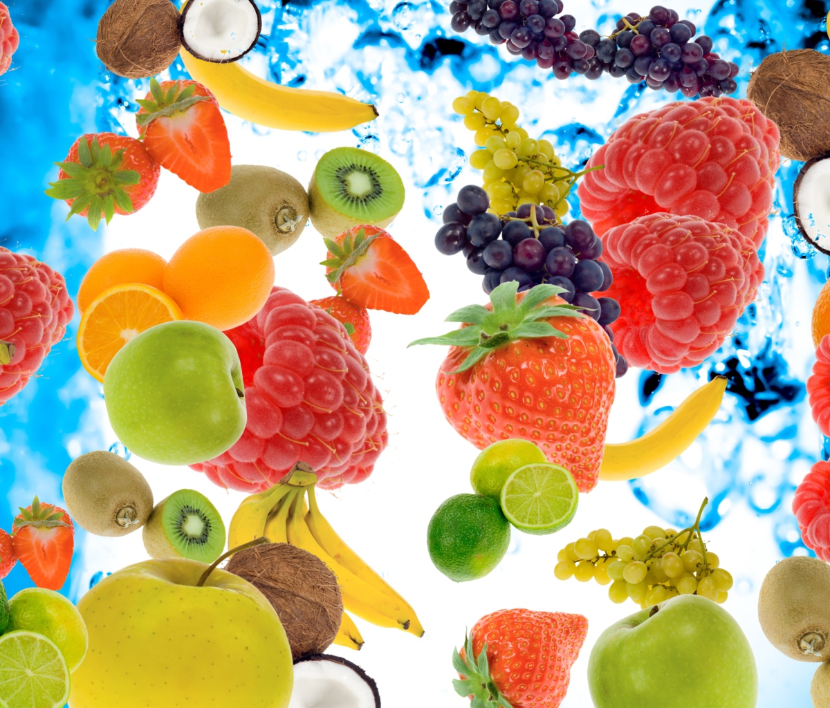 Fondo de pantalla Berries And Fruits 1200x1024