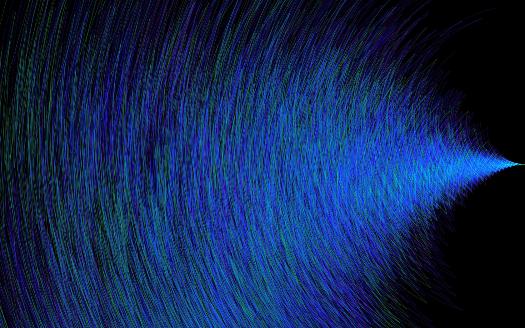 Blue stripes screenshot #1 1680x1050