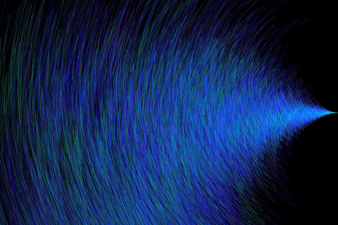 Screenshot №1 pro téma Blue stripes 480x320