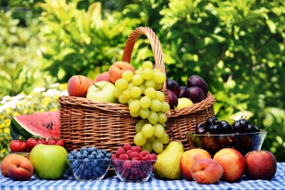 Free Fruit Basket Picture for Android, iPhone and iPad
