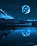 Moonlight Night wallpaper 128x160