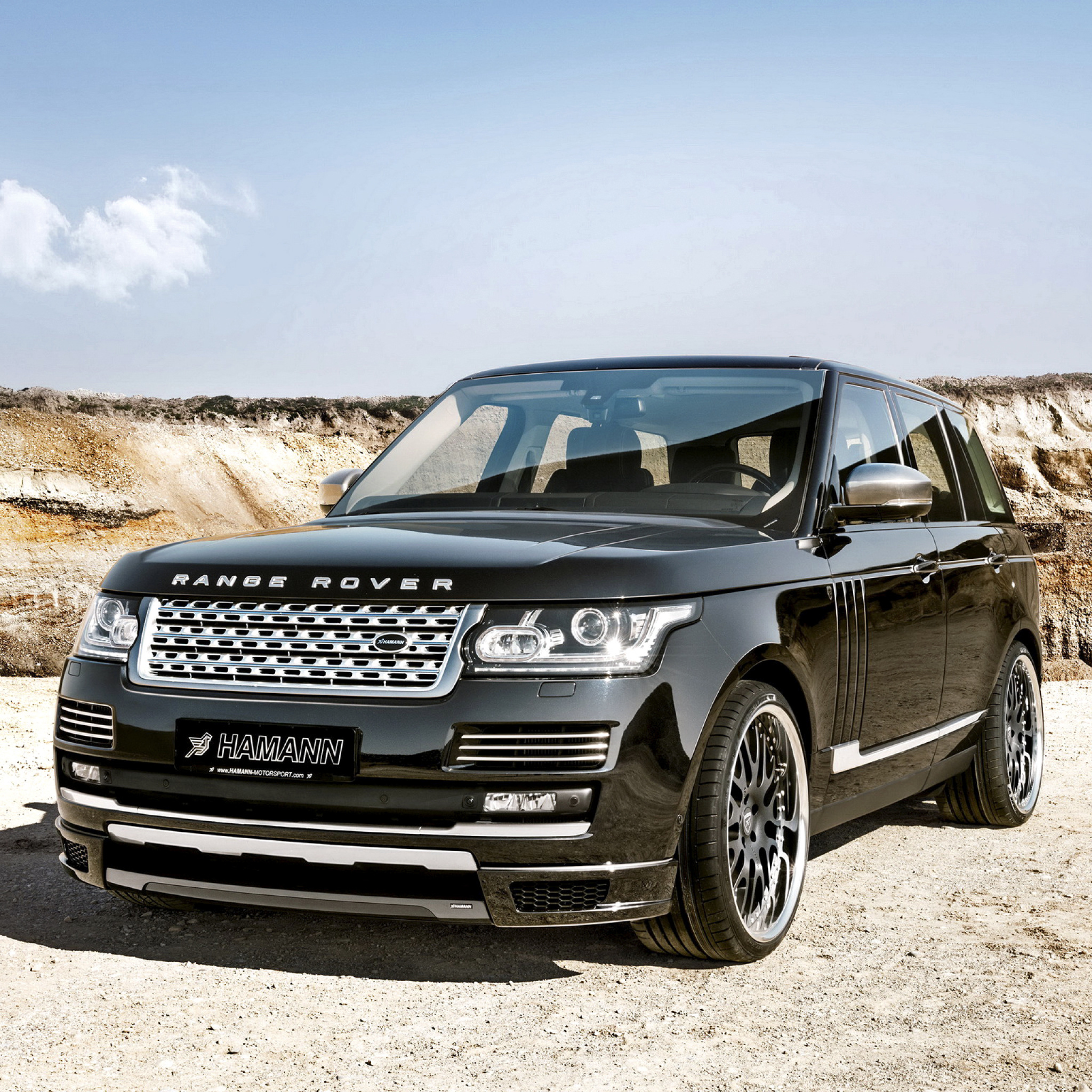 Sfondi Land Rover Range Rover Black 2048x2048