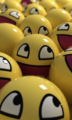 Das Happy Smiles Wallpaper 240x400