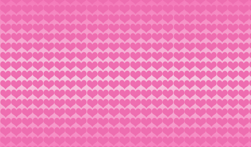 Sfondi Cute Pink Designs Hearts 1024x600