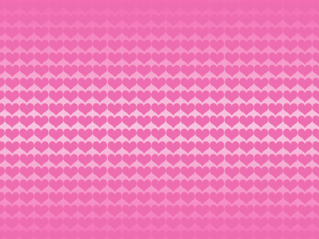 Screenshot №1 pro téma Cute Pink Designs Hearts 1024x768