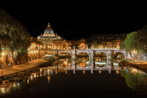 Screenshot №1 pro téma St Peters Square, Vatican City 480x320