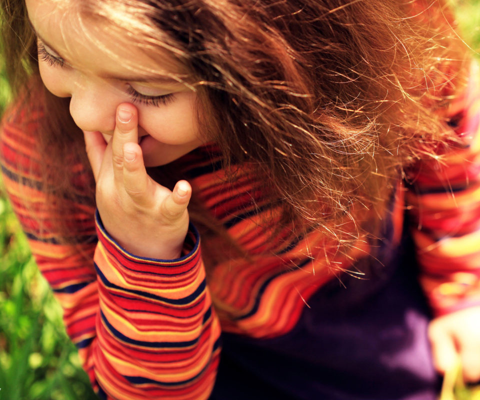 Child Girl Laughing screenshot #1 960x800