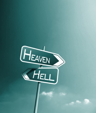 Heaven Hell papel de parede para celular para 128x160