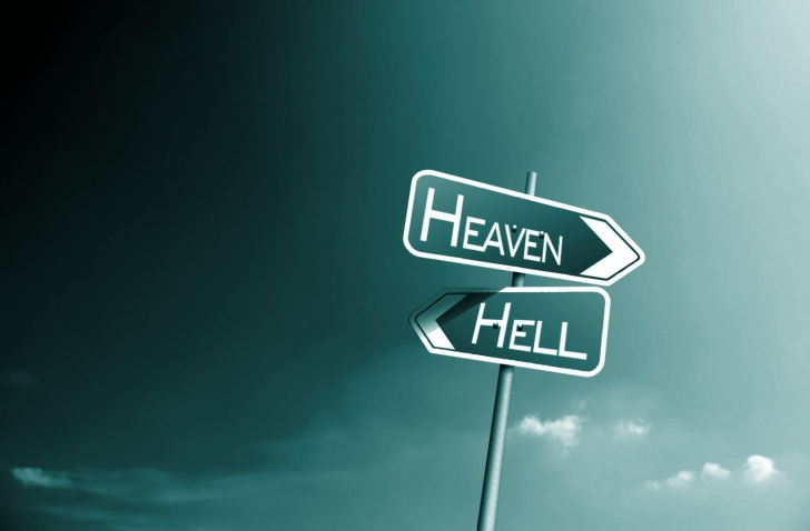 Das Heaven Hell Wallpaper