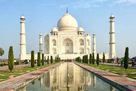 Обои Taj Mahal 480x320