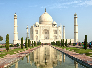 Taj Mahal - Obrázkek zdarma pro Desktop 1280x720 HDTV
