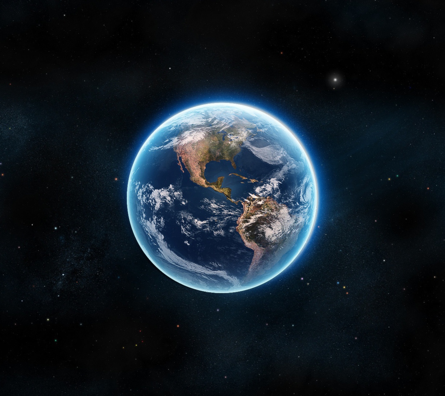 Fondo de pantalla Blue Earth 1440x1280