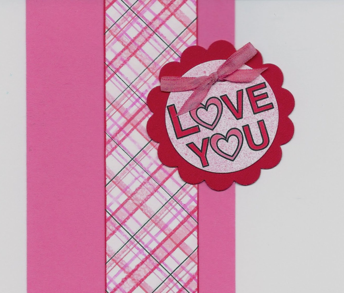 Das I Love You Pink Wallpaper 1200x1024