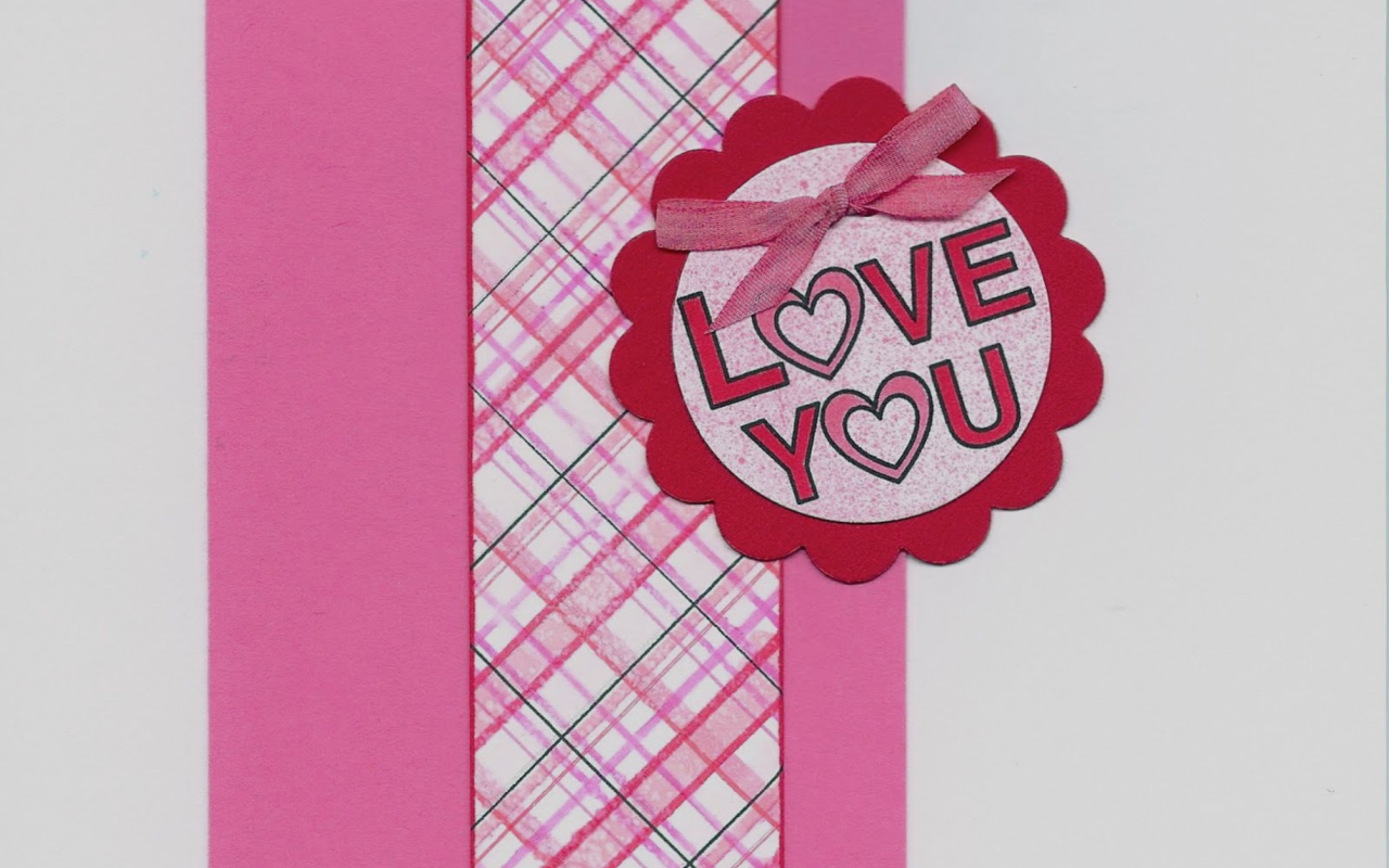 Das I Love You Pink Wallpaper 1280x800