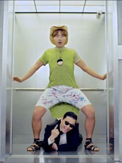 Screenshot №1 pro téma Gangnam Style Dance 240x320