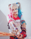 Harley Quinn Cosplay wallpaper 128x160