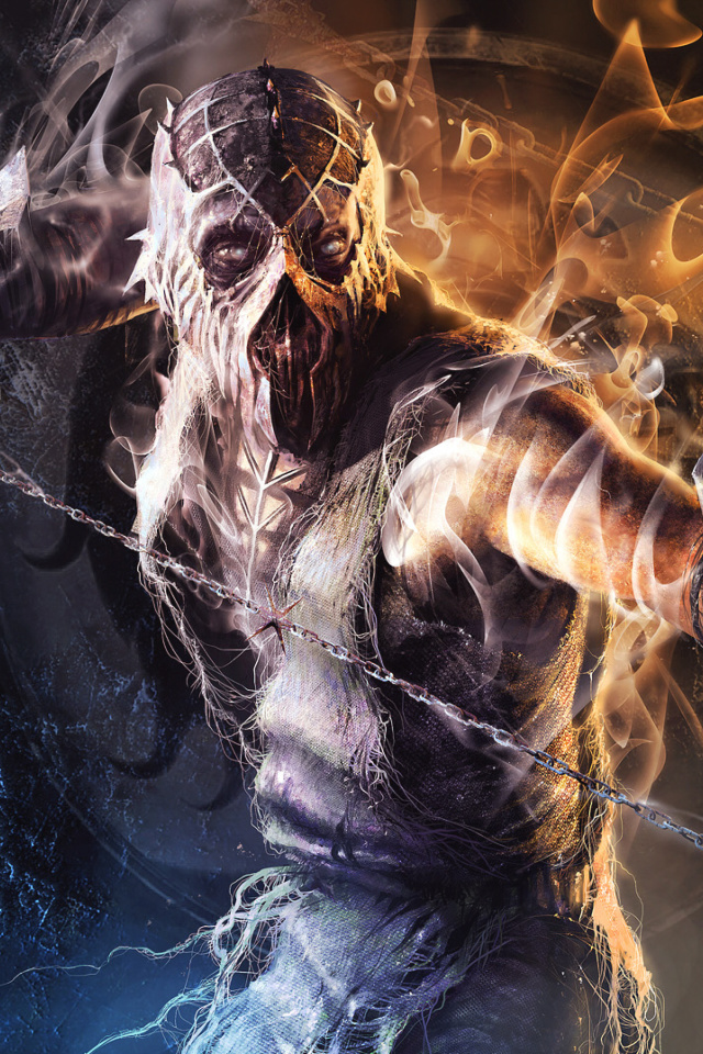 Обои Krypt Demon in Mortal Kombat 640x960