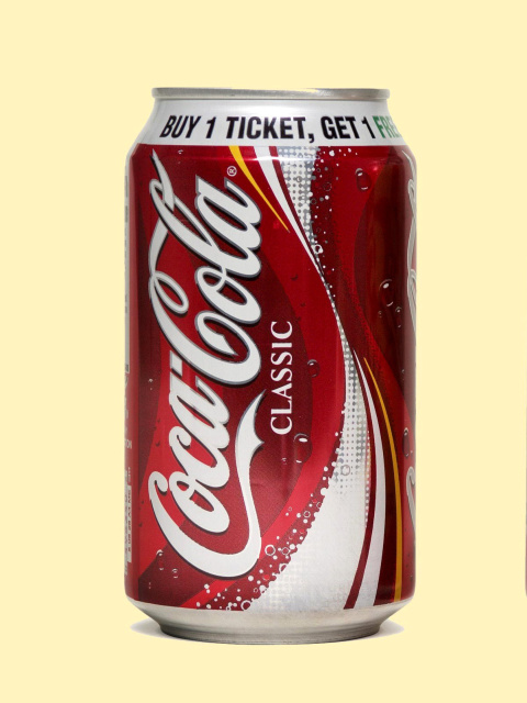 Das Coca Cola Classic Wallpaper 480x640