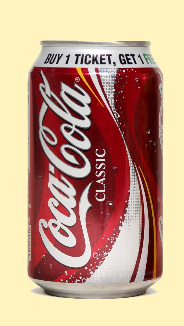 Fondo de pantalla Coca Cola Classic 640x1136