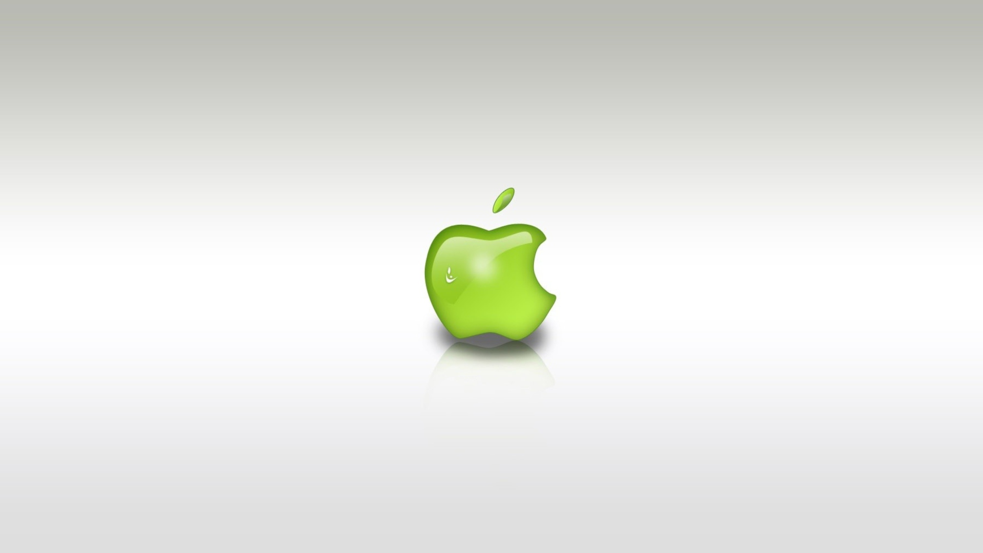 Screenshot №1 pro téma Green Apple Logo 1920x1080