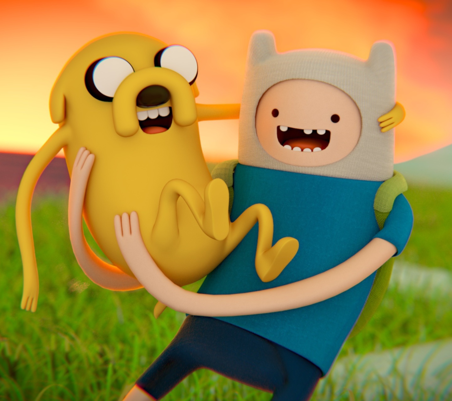 Sfondi Adventure time   Cartoon network 1440x1280