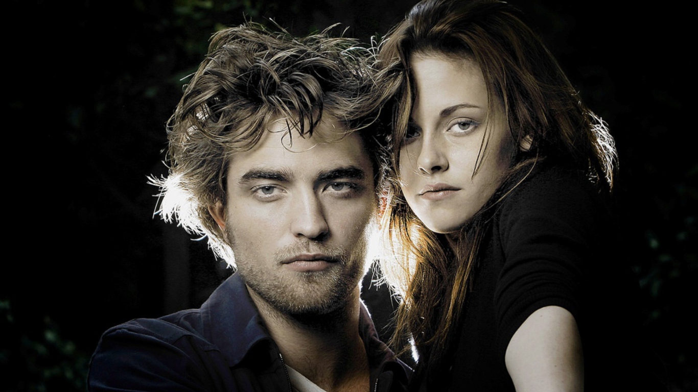 Screenshot №1 pro téma Kristen And Pattinson 1366x768