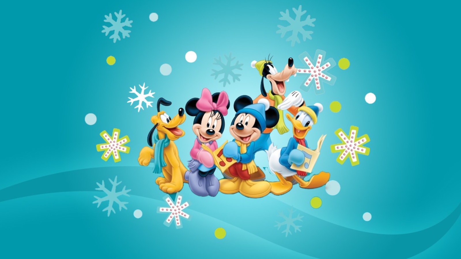 Sfondi Mickey's Christmas Band 1600x900