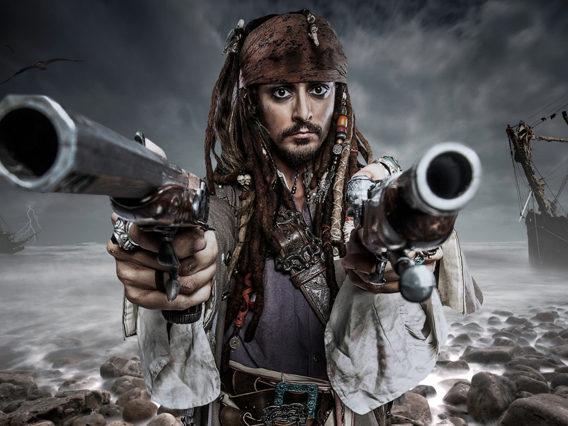 Обои Jack Sparrow 1152x864