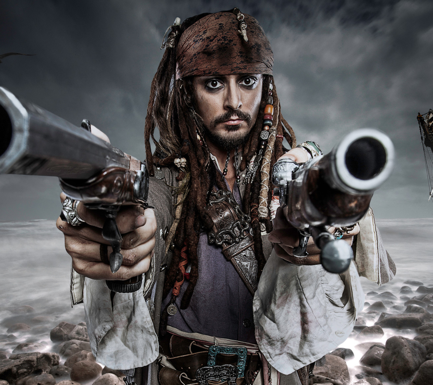 Обои Jack Sparrow 1440x1280