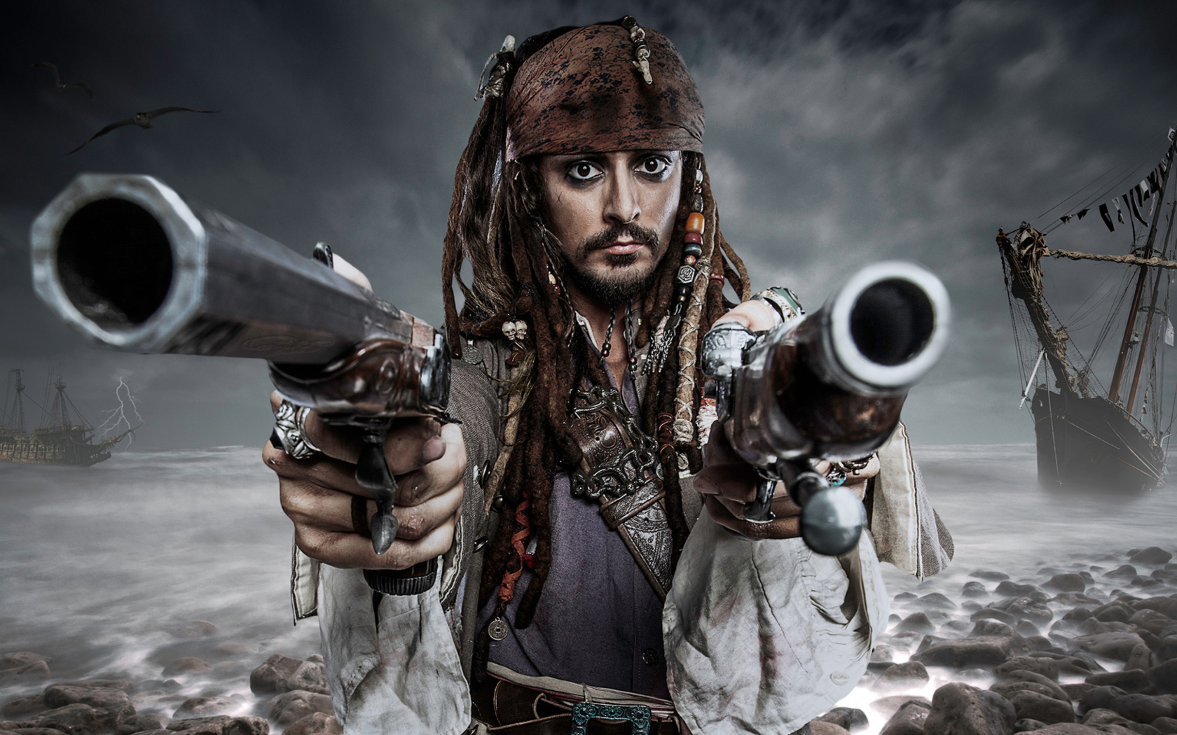 Screenshot №1 pro téma Jack Sparrow 1680x1050