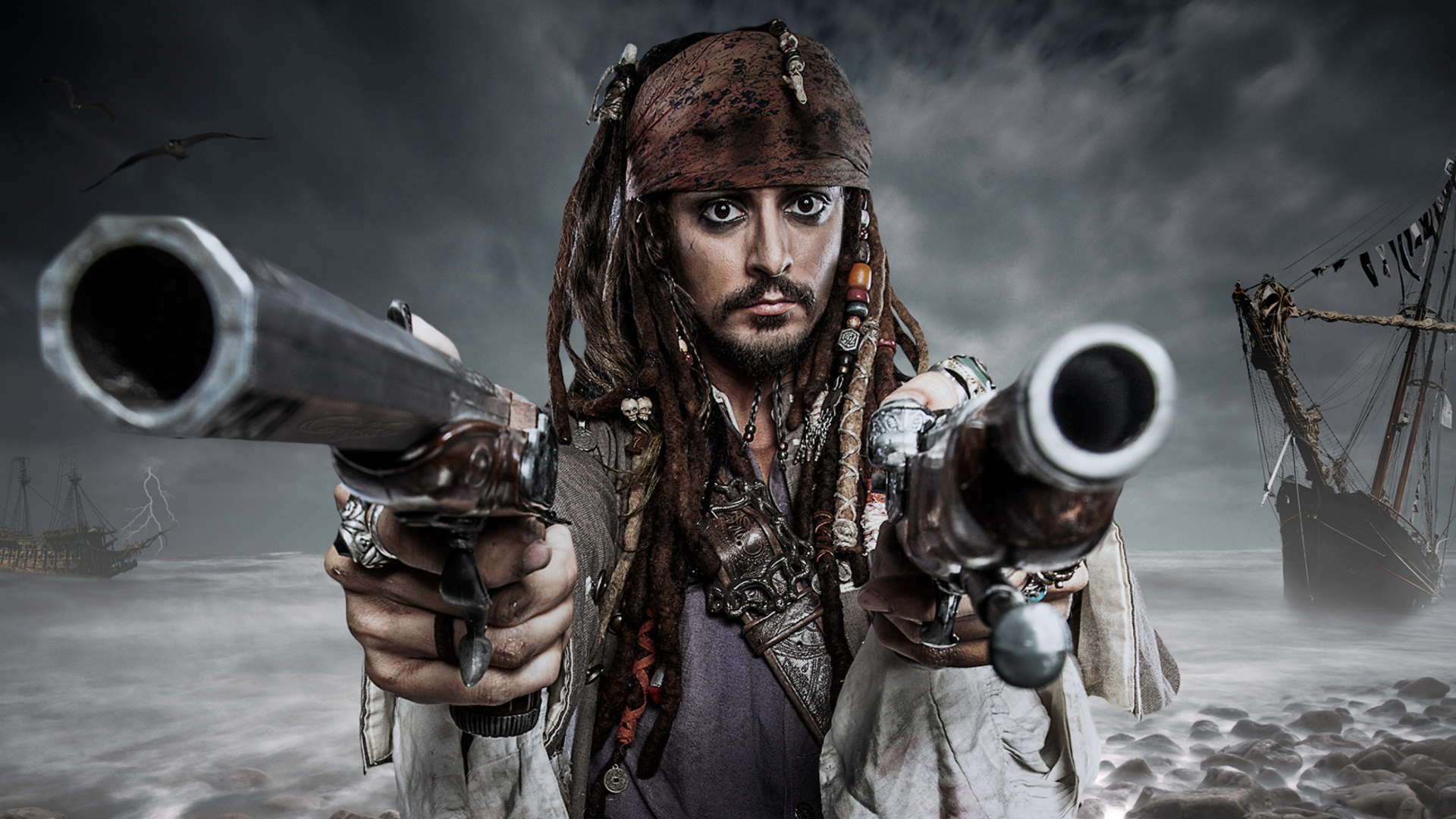 Jack Sparrow wallpaper 1920x1080