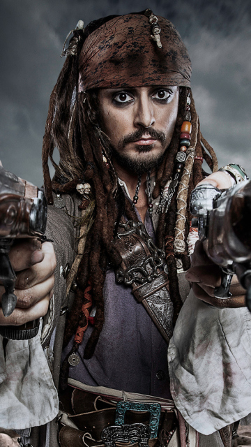 Fondo de pantalla Jack Sparrow 360x640