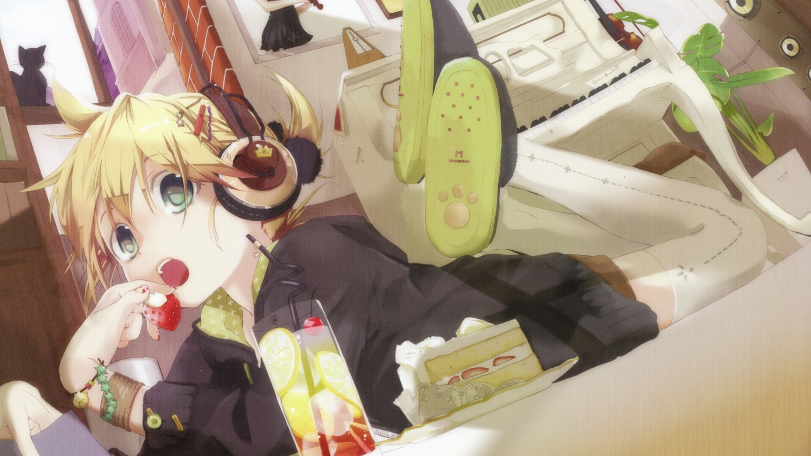 Screenshot №1 pro téma Vocaloid Hatsune Miku Girl 1600x900