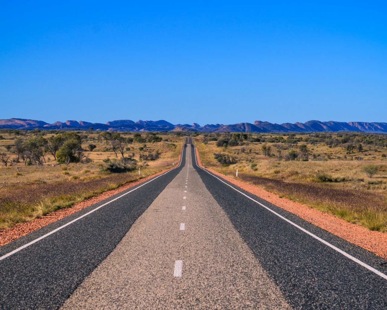 Das California highway countryside Wallpaper 1280x1024