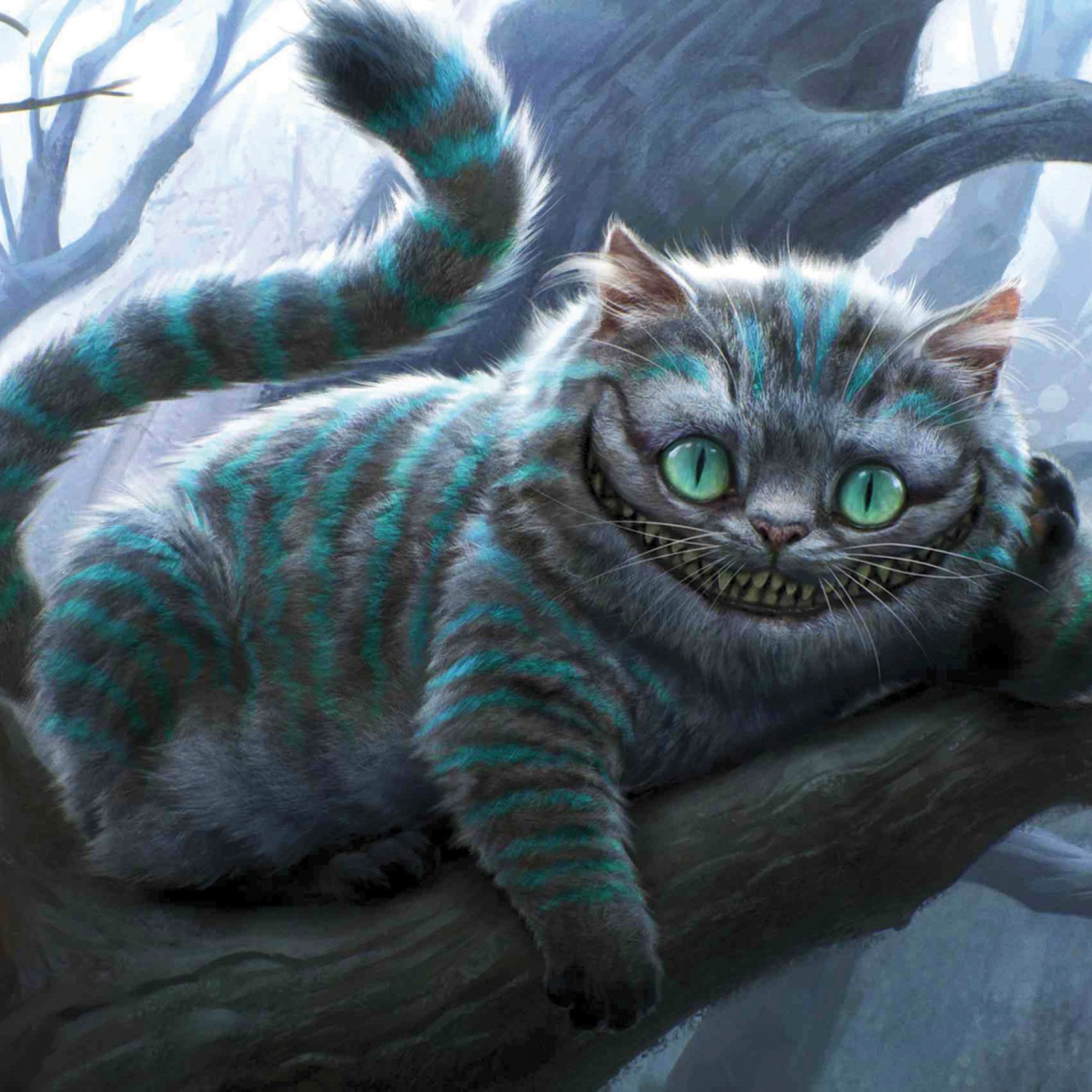 Cheshire Cat wallpaper 2048x2048