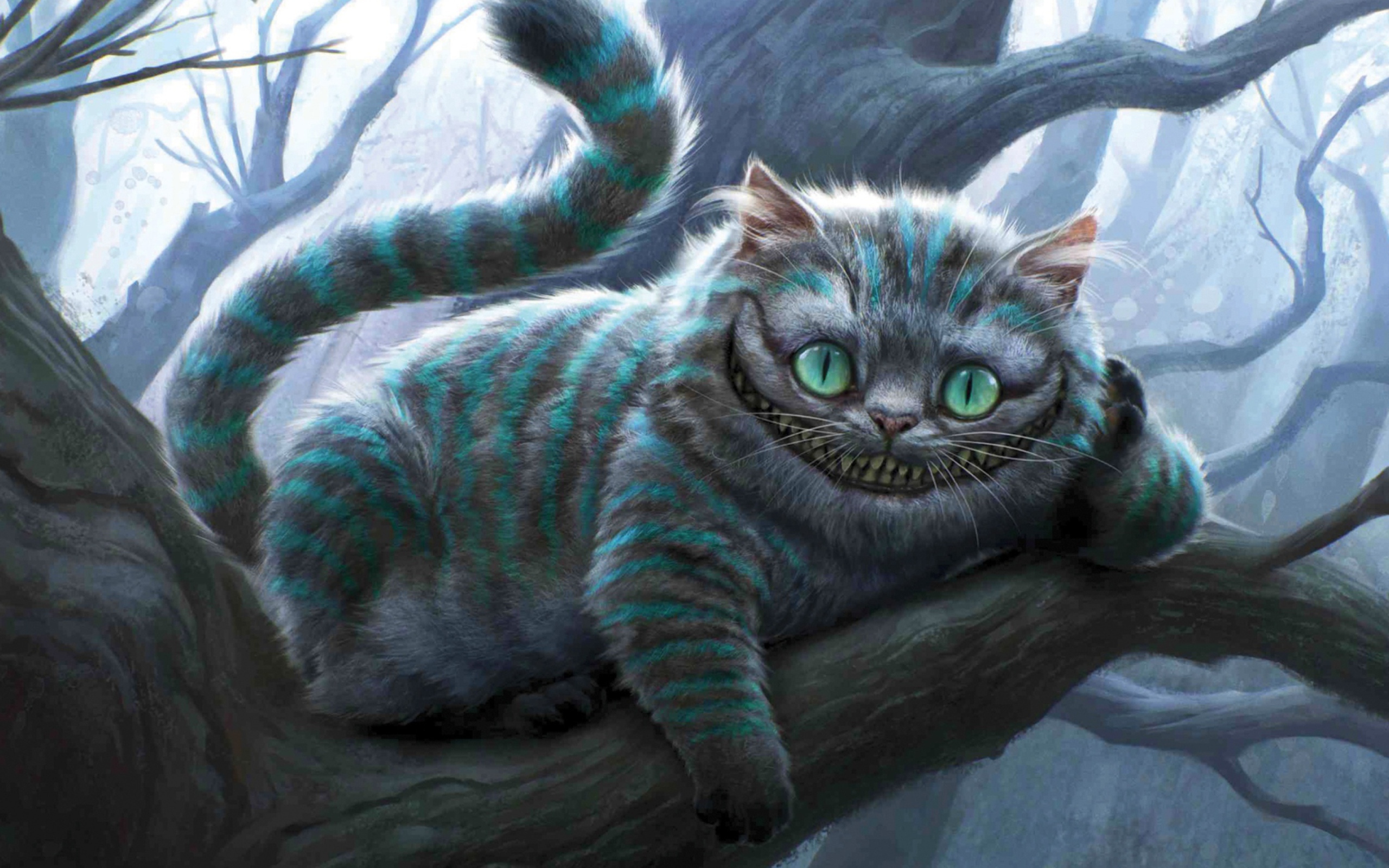 Das Cheshire Cat Wallpaper 2560x1600